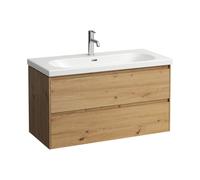 Lani meuble sous lavabo, 2 tiroirs, pour lavabo h810089 - LAUFEN H4035621122671