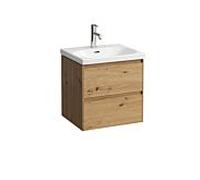 LAUFEN LANI pour meuble sous-lavabo Lua, 2 tiroirs, SoftClose, 535x515x445mm, H4035221122671, Couleur: ChÃªne sauvage