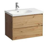 Laufen Lani - Meuble-vasque, 74x45x52 cm, 2 tiroirs, chêne H4035921122671