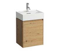 LAUFEN LANI pour Kartell Meuble sous-lavabo, 1 porte, charnières à droite, 435x330x515mm, H4039121122671, Couleur: ChÃªne sauvage