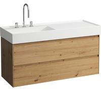 LAUFEN LANI pour Kartell Meuble sous-lavabo, 2 tiroirs, 1180x450x515mm, pour H813332, H4039721122671