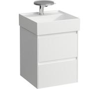 LAUFEN LANI pour Kartell Meuble sous-lavabo, 2 tiroirs, 435x450x515mm, système de rangement inclus, H4039221122611