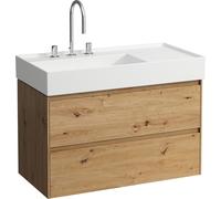 LAUFEN LANI pour Kartell Meuble sous-lavabo, 2 tiroirs, 880x450x515mm, pour H810338, H4039521122671
