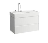 LAUFEN LANI pour Kartell Meuble sous-lavabo, 2 tiroirs, 880x450x515mm, pour H810338, H4039521129991, Couleur: multicolore