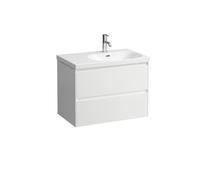 LAUFEN LANI pour meuble sous-lavabo Lua, 2 tiroirs, SoftClose, pour tablette WC gauche, 750x515x445mm, H4035821122601, Couleur: blanc mat