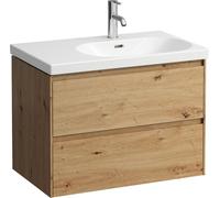 LAUFEN LANI pour meuble sous-lavabo Lua, 2 tiroirs, SoftClose, pour tablette WC gauche, 750x515x445mm, H4035821122671