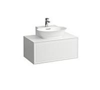 LAUFEN Le nouveau meuble à tiroirs / buffet H4060130851701 77,5x34,5x45,5cm, 2000 , pour lave-mains , blanc mat