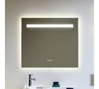 Miroir avec lumière led + interrupteur leelo 80 - LAUFEN H4476439501441
