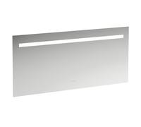 Miroir Leelo courant avec éclairage LED horizontal intégré, cadre en aluminium, 1500 mm, version avec 3 interrupteurs à capteur tactile, H4476939501441