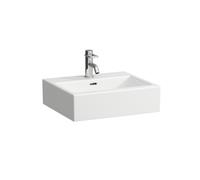 LAUFEN Living City bac pour lavabo, 1 trou pour robinet, 500x425, blanc, H8114310001041, Exécution: avec trop-plein