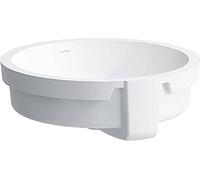 LAUFEN Living City lavabo encastré par le bas, avec trop-plein, sans trou pour robinetterie, 450x455mm, blanc, partie inférieure vitrifiée, H8134390001551