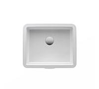 LAUFEN Living City vasque à encastrer 8124320001091 40 x 33,5 cm, blanc , avec trop-plein, sans trou pour robinet