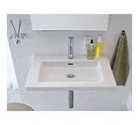LAUFEN Living Square lavabo 8164310001091 65 x 48 cm, blanc, avec trop-plein, sans trou pour robinet