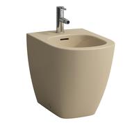 LAUFEN LUA Bidet au sol, avec trop-plein, 1 trou pour robinet, 360x520mm, robinets d'angle intérieur, H8320810183021, Couleur: Beige Bahama