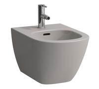 LAUFEN LUA bidet mural, avec trop-plein, 1 trou pour robinet, 360x520mm, robinets d'angle intérieur, H8300810373021, Couleur: Manhattan