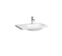 Laufen Lua - Lavabo de meuble 75x46 cm, sans trop-plein, 1 trou pour robinetterie, LCC, blanc H8170854001111