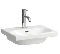 LAUFEN LUA lave-mains, sans trou pour robinet, avec trop-plein, 450x350mm, H8150810001091, Couleur: Blanc