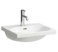 Laufen Lavabo à poser Lua 50x46 cm rectangulaire blanc brillant 1 trou avec trop-plein H8160810001041