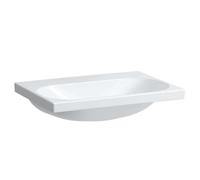 Laufen Lua - Lavabo de meuble 46x65 cm, sans trop-plein, sans trou pour robinet, LCC, blanc H8100844001421