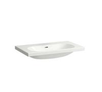 Laufen Lua - Lavabo de meuble 46x80 cm, avec trop-plein, sans trou pour robinet, blanc H8100870001091