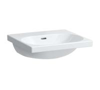 Laufen Lua - Lavabo de meuble 65x46 cm, avec trop-plein, sans trou pour robinet, LCC, blanc H8160844001091