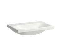 Laufen Lua - Lavabo de meuble 65x46 cm, sans trop-plein, sans trou pour robinet, LCC, blanc H8160844001421