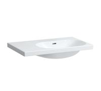 Laufen Lua - Lavabo de meuble 75x46 cm, avec trop-plein, sans trou pour robinet, LCC, blanc H8170854001091