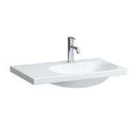Laufen Lua - Lavabo de meuble 75x46 cm, sans trop-plein, 1 trou pour robinetterie, LCC, blanc H8170854001111