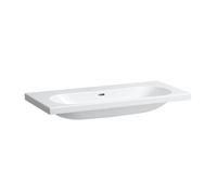 Laufen Lavabo Lua mural ou à poser non percé 1000x460x180 mm blanc LCC avec trop-plein