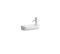 Laufen Lua - Lave-mains 50x23 cm, sans trop-plein, trou pour robinet à droite, LCC, blanc H8150824001141