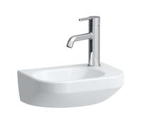 Laufen Lua - Lave-mains 36x25 cm, sans trop-plein, trou pour robinet à droite, LCC, blanc H8150804001141