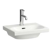Laufen Lua - Lave-mains de meuble 45x35 cm, avec trop-plein, trou pour robinet, LCC, blanc H8160804001041