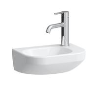 Laufen Lua - Lave-mains 36x25 cm, sans trop-plein, trou pour robinet à droite, LCC, blanc H8150804001141