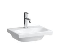 Laufen Lua - Lave-mains de meuble 45x35 cm, sans trop-plein, trou pour robinet, blanc H8160800001561