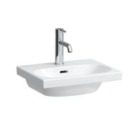 Laufen Lua - Lave-mains de meuble 45x35 cm, avec trop-plein, trou pour robinet, LCC, blanc H8160804001041