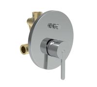 Laufen Lua - Mitigeur encastré pour 2 sorties, avec corps d’encastrement, chrome H3210860048001