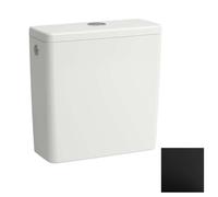 Laufen Lua - Réservoir de chasse, DualFlush, arrivée d'eau arrière, noir mat H8270817169711