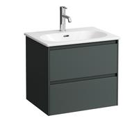 LAUFEN LUA set complet, lavabo avec meuble sous-lavabo, 600x515x440mm, H8600832661041, Couleur: Trafic gris