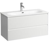 LAUFEN LUA Set LANI Set complet, lavabo 1 trou de robinetterie incl. meuble sous-lavabo, 1000x515x440mm, H8600889991041