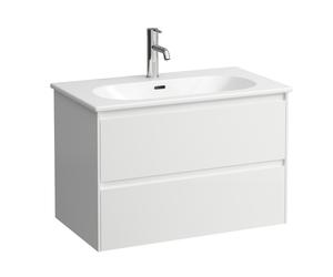 LAUFEN LUA Set LANI Set complet, lavabo avec meuble sous-lavabo, 800x515x440mm, H8600872601041, Couleur: blanc mat