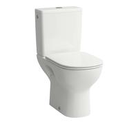 Laufen Lua - WC combiné avec siège SoftClose, évacuation arrière, remplissage latéral, Rimless, DualFlush, blanc H8670860009721