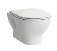 LAUFEN LUA WC-Set, WC suspendu Basic y compris siège WC avec couvercle, fixation ouverte, H8660810000001
