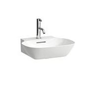 LAUFEN match0 INO -mains à poser 8163000001041, 45x41cm, avec trou pour robinet, avec trop-plein, céramique saphir