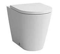 LAUFEN match0 pose Kartell WC H8233377570001 blanc mat, sans rebord, forme à l'intérieur rond