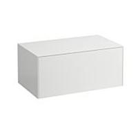 Sonar meuble sans déc 775 1t titane plan marbre noir marquina 775x455x340 - LAUFEN H4054100341421