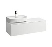 LAUFEN Meuble sous-vasque Sonar H4054520341701 1 tiroir, découpe à gauche, blanc mat