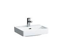 LAUFEN match1 Pro S lave-mains 8169614001421 45 x 34 cm, sans trou pour robinetterie, design spécial