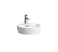 LAUFEN Match2 Val lave-mains H8132810001091 40x42.5cm, blanc , sans trou de coulée, avec trop - plein