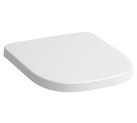 Laufen Abattant WC Meda H8911137570001 déclipsable à descente amortie Blanc mat 445x365x50