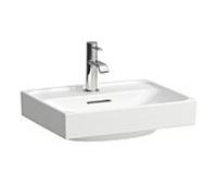 LAUFEN MEDA lavabo à poser, poncé, 450x350mm, 1 trou pour robinet, avec trop-plein, H8161114001041, Couleur: Blanc avec LCC